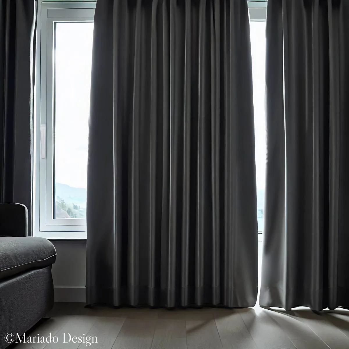 Nachtvorhang schwarz Bild 5