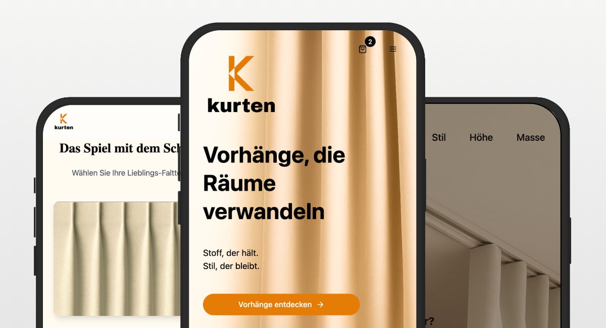 Anleitung - Vorhänge konfigurieren auf verschiedenen Geräten