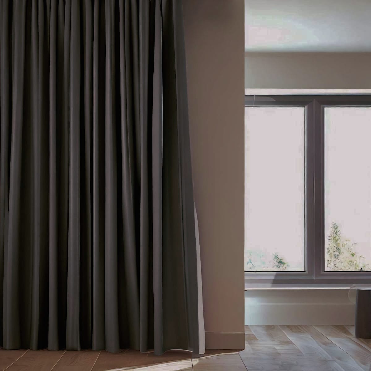 Nachtvorhang grau Bild 3