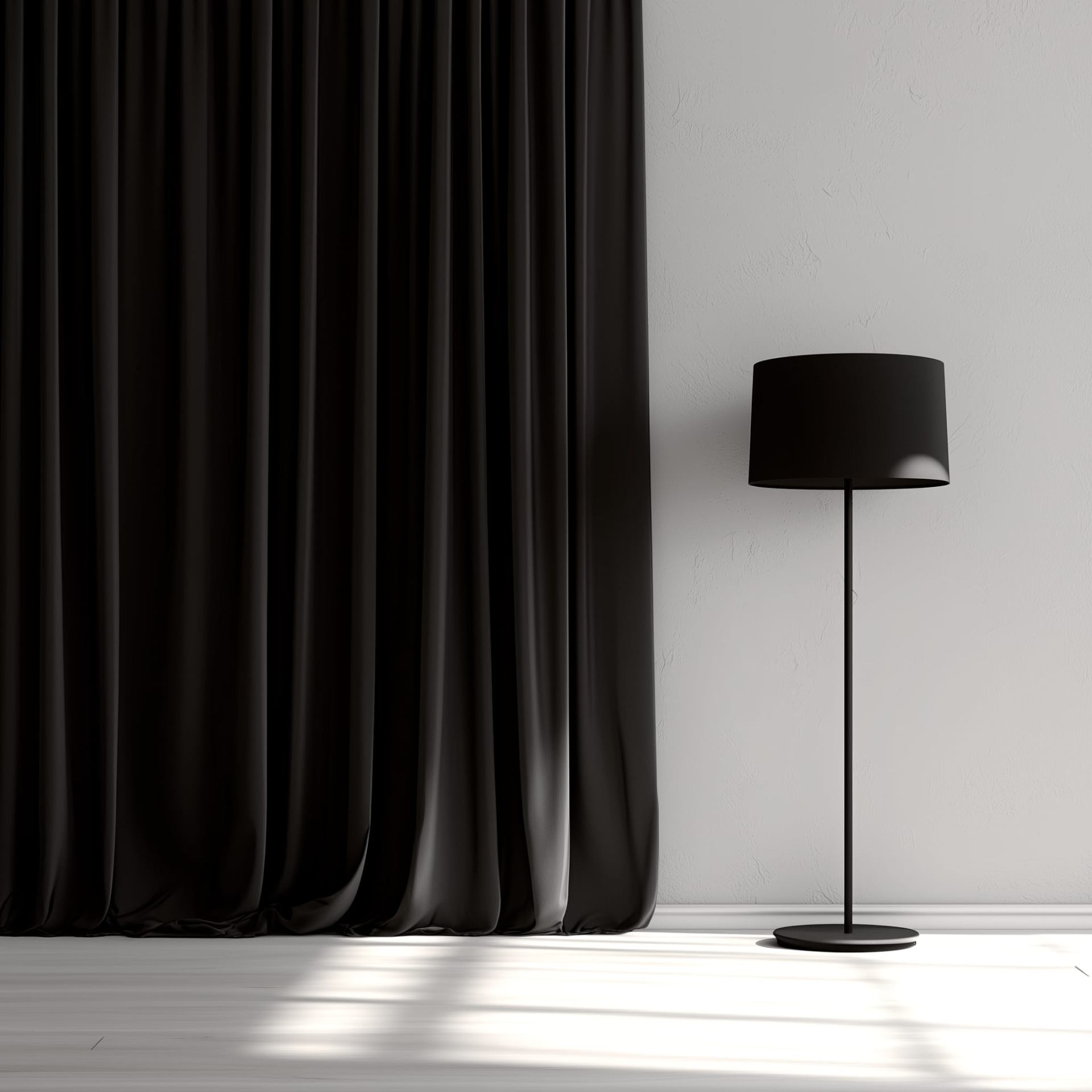 Nachtvorhang schwarz