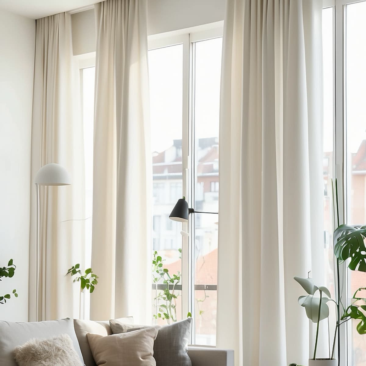 Nachtvorhang weiss Bild 6